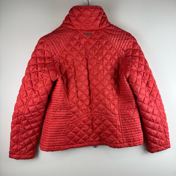 Marc New York Andrew Marc Quilted Coral Women’s Jacket ~ S - Picture 7 of 14